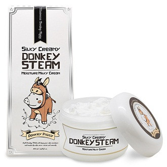 Крем для лица Elizavecca Silky Creamy Donkey Steam Moisture Milky