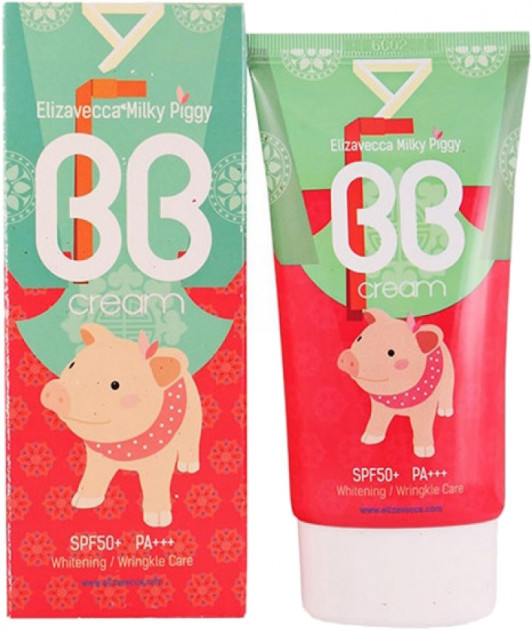 Elizavecca BB крем для лица УВЛАЖНЯЮЩИЙ Milky Piggy BB Cream SPF50