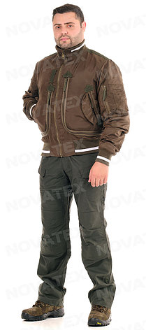 Куртка демисезонная Novatex Бомбер (оксфорд, орех), размер 48-50, фото 2
