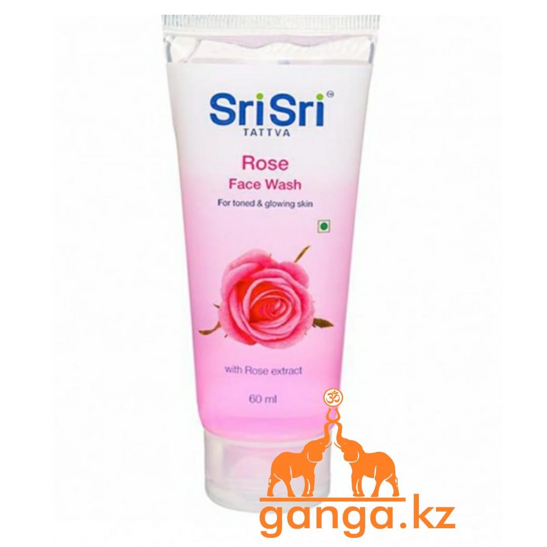 Гель для умывания лица с Розой (Rose face wash SRI SRI TATTVA), 60 мл