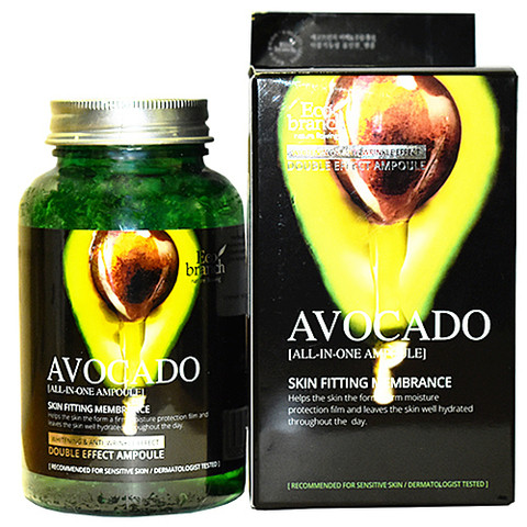 Ампульная сыворотка с экстрактом авокадо Eco Branch Avocado All-In-One Ampoule 250ml.