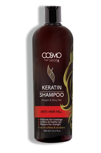 Шампунь Кератин 480 ml  Cosmo coll