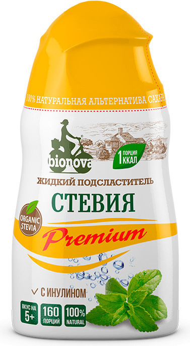 Сахарозаменитель жидкий "Стевия Premium"