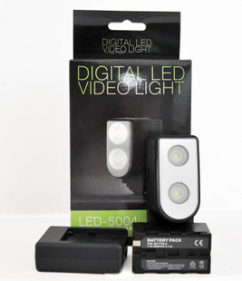 Накамерный прожектор LED 5004 + аккум. + зарядка - фото 1 - id-p3046155