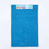 Коврик Доляна «Букли», 50×80 см, цвет голубой, фото 5