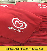 Флисовые Пледы с логотипом и вышивкой на заказ