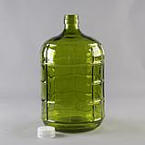 Бутыль стеклянный «GJR. Зелёный», 11,4 л, фото 2