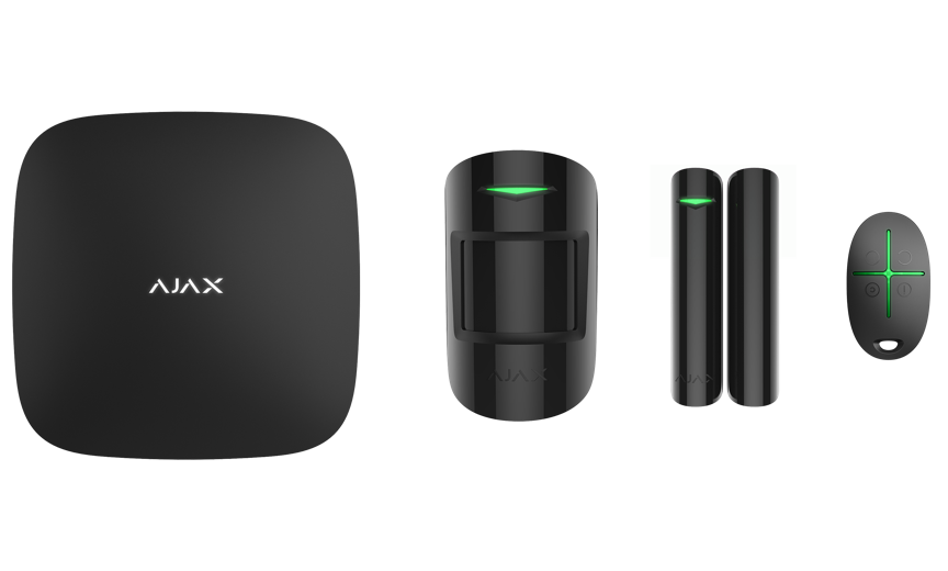 Комплект системы безопасности Ajax Hub Kit Black