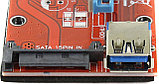 Riser ( Райзер ) PCI-E 1x - 16x, USB3.0  PCE164P-N03 Адаптер PCI-Ex1 M - PCI-Ex16 F, фото 4