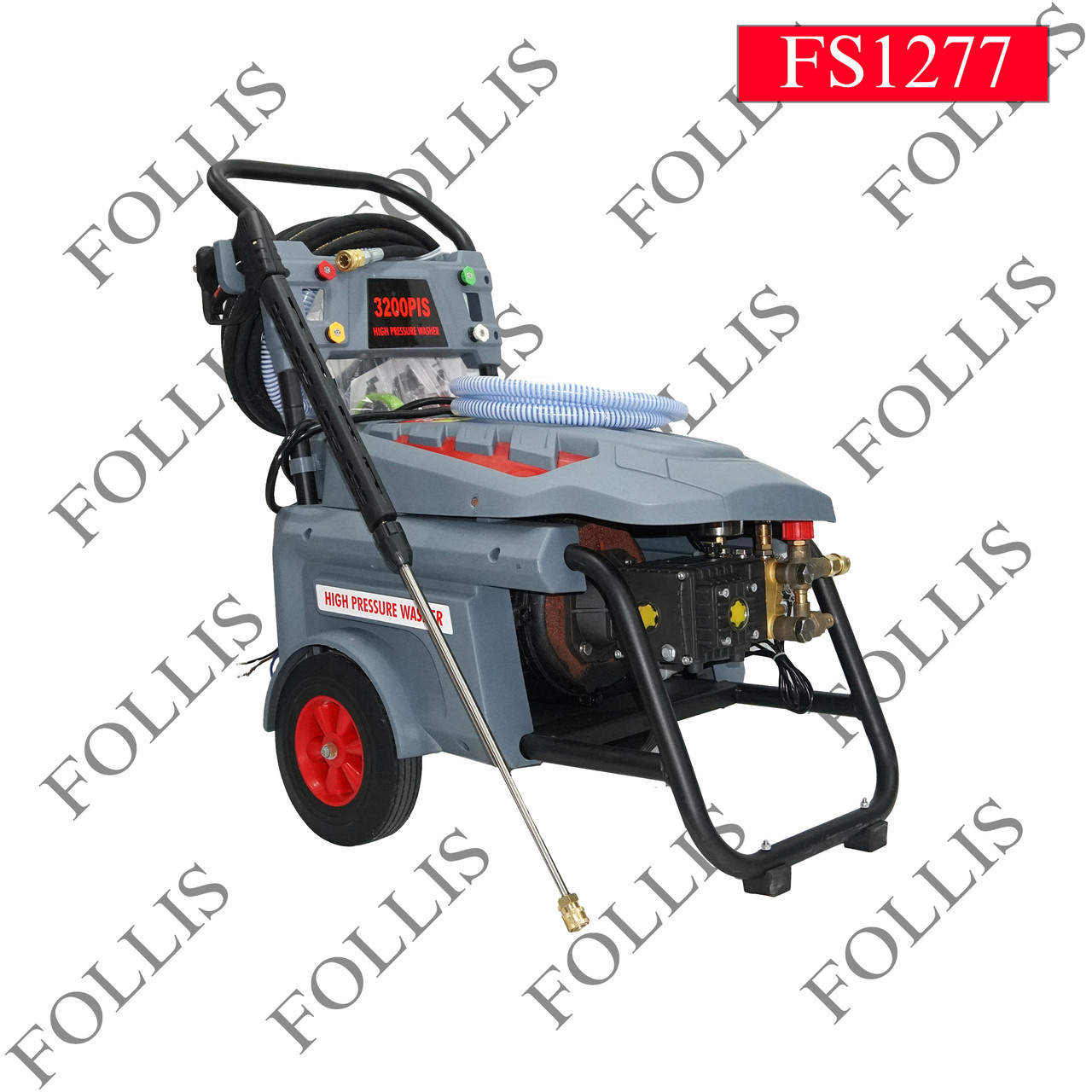 Мойка аппарат пластик с колесо C ав-т 220V 1.8 KW 1150 PSI-D
