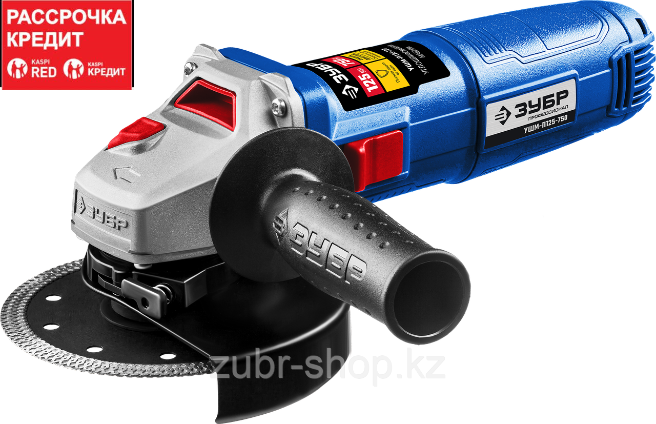 Купить ЗУБР УШМ 125 мм, 750 Вт, серия Профессионал. (УШМ-П125-750) в ...