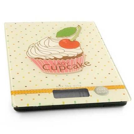 Весы кухонные электронные с «вкусным» принтом Digital Kitchen Scale {до 5 кг} (Пироженка), фото 2