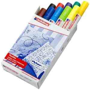 Набор маркеров по ткани Edding "4500 BASIC" 10цв., 2,0-3,0мм, картон, европодвес