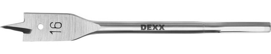 Сверло перовое по дереву DEXX 16 x 152 мм, шестигранный хвостовик (2945-16), фото 2