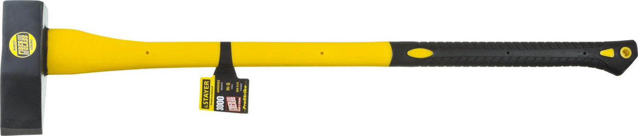 Колун кованый кованный с двухкомпонентной фиберглассовой рукояткой, Stayer, 3000 г., 900 мм (20624-30) - фото 2 - id-p76809916