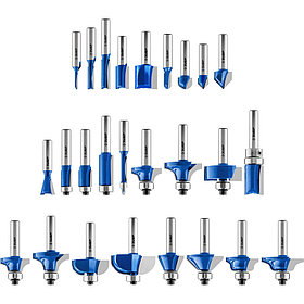 Набор профильных фрез по дереву ЗУБР, 26 шт. (28796-H26)