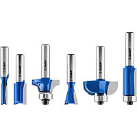 Набор профильных фрез по дереву ЗУБР, 6 шт. (28795-H6)