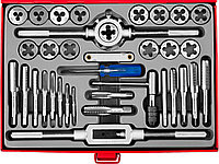 ЗУБР 35 предметов, 9ХС, набор метчиков и плашек (28117-H35_z01)