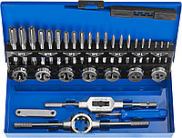 Набор метчиков и плашек ЗУБР 32 предмета, Р6М5, серия "-Профессионал" (28110-H32)