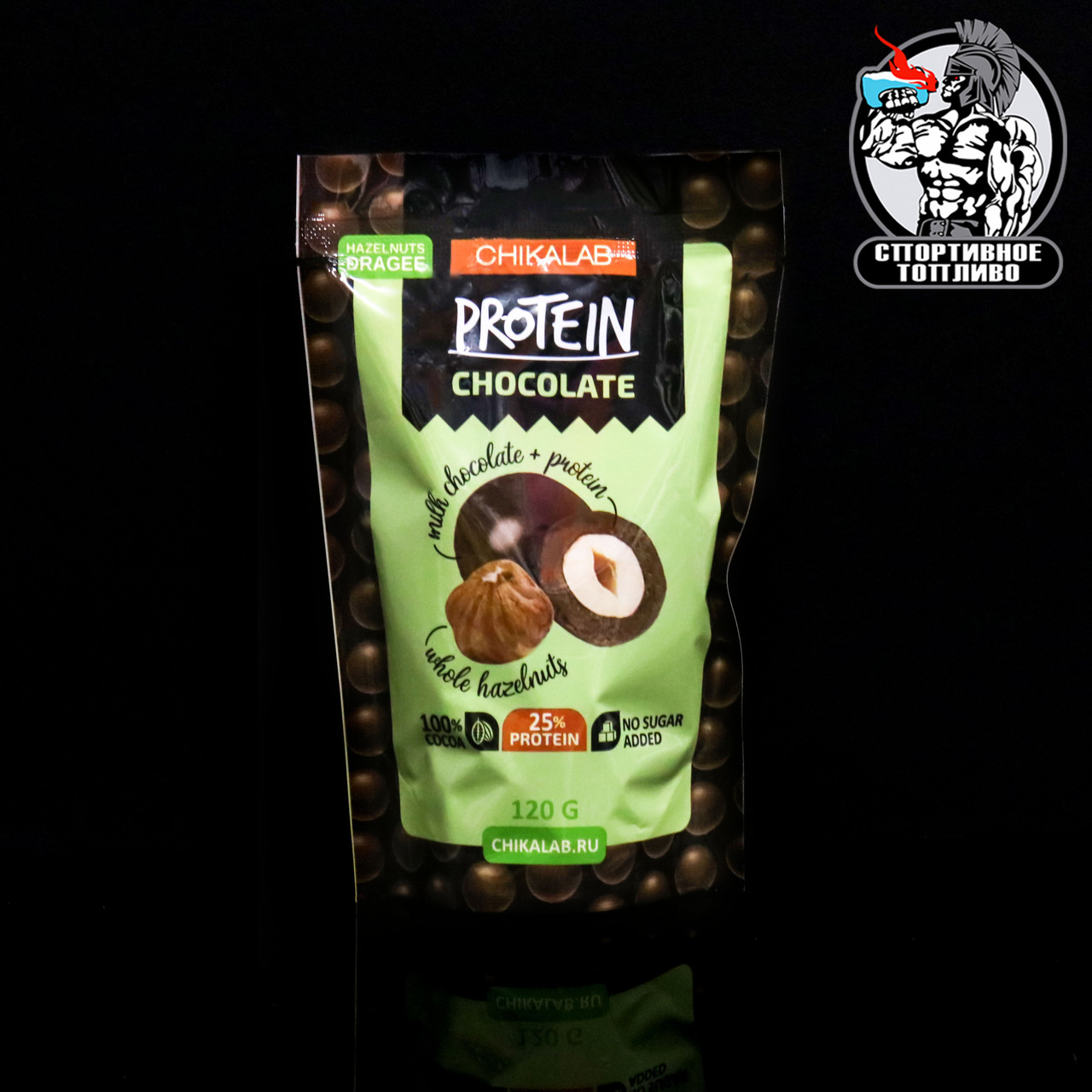 BombBar Chikalab - орехи в шоколаде 120гр Фундук