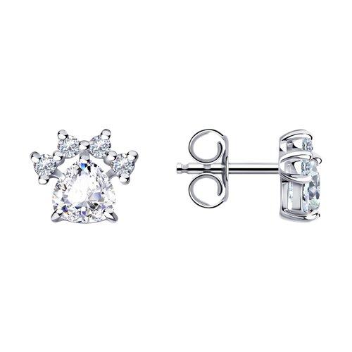 Серьги Diamant (SOKOLOV) , фианит 94-122-00998-1