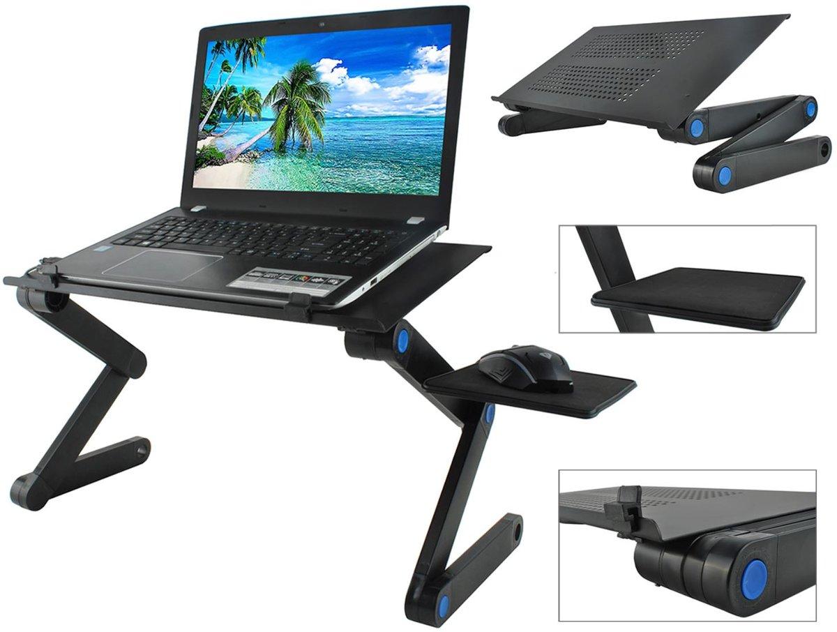 Стол для ноутбука с охлаждением с подставкой для мышки Laptop table T8