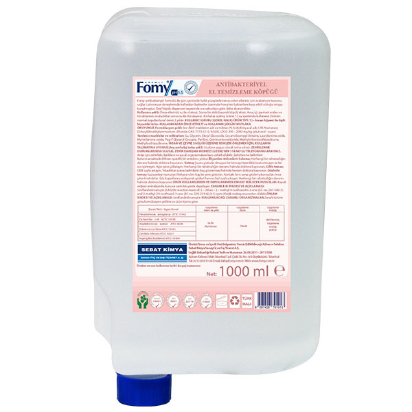 Антибактериальное пена мыло FOMY 1000 мл (Турция) - фото 1 - id-p84165292