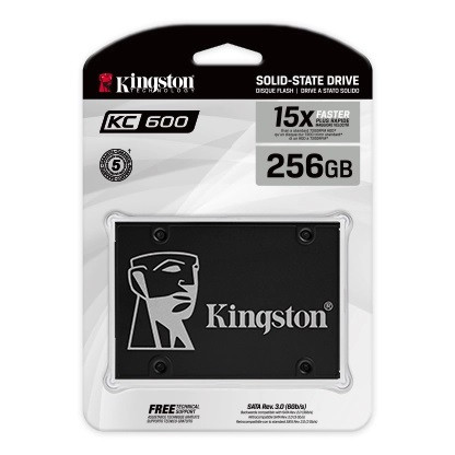 Kingston SKC600/256G SSD-накопитель KC600 256Gb, 2.5", 7mm, SATA-III 6Gb/s, 3D TLC