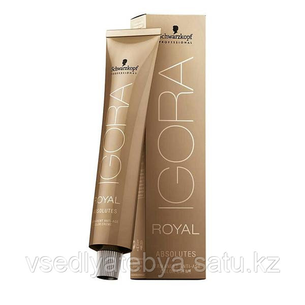 (Оригинал) Крем-краска для седых волос Schwarzkopf Igora Royal Absolutes 60 мл