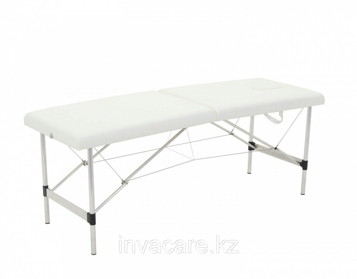 Массажный стол складной алюминиевый JFAL01-F 2-х секционный (с регулировкой высоты) - фото 1 - id-p84221586