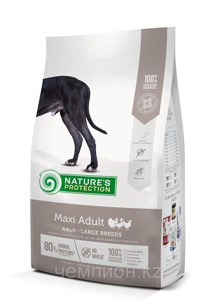 457417 Nature’s Protection Maxi Adult, сухой корм для взрослых собак крупных пород, уп.4 кг.