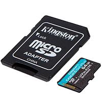 Карта памяти MicroSD, Kingston Canvas Go! Plus, 64GB, SDCG3-64GB, Class 10, UHS-I, R170-W70