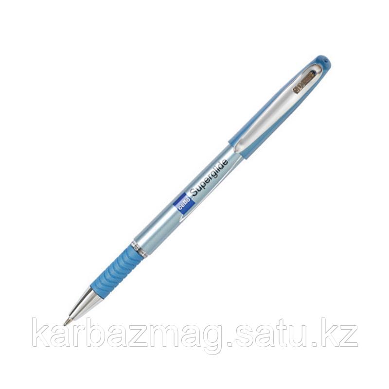 Ручка шар. Cello Superglide синяя тонир.корпус 1,0мм - фото 1 - id-p84235125