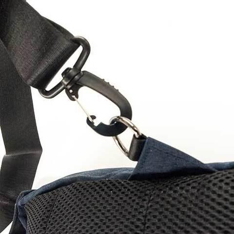 Рюкзак-сумка однолямочный с портом USB для зарядки устройств Dieke Compact #1262 (Синий) - фото 4 - id-p84249440