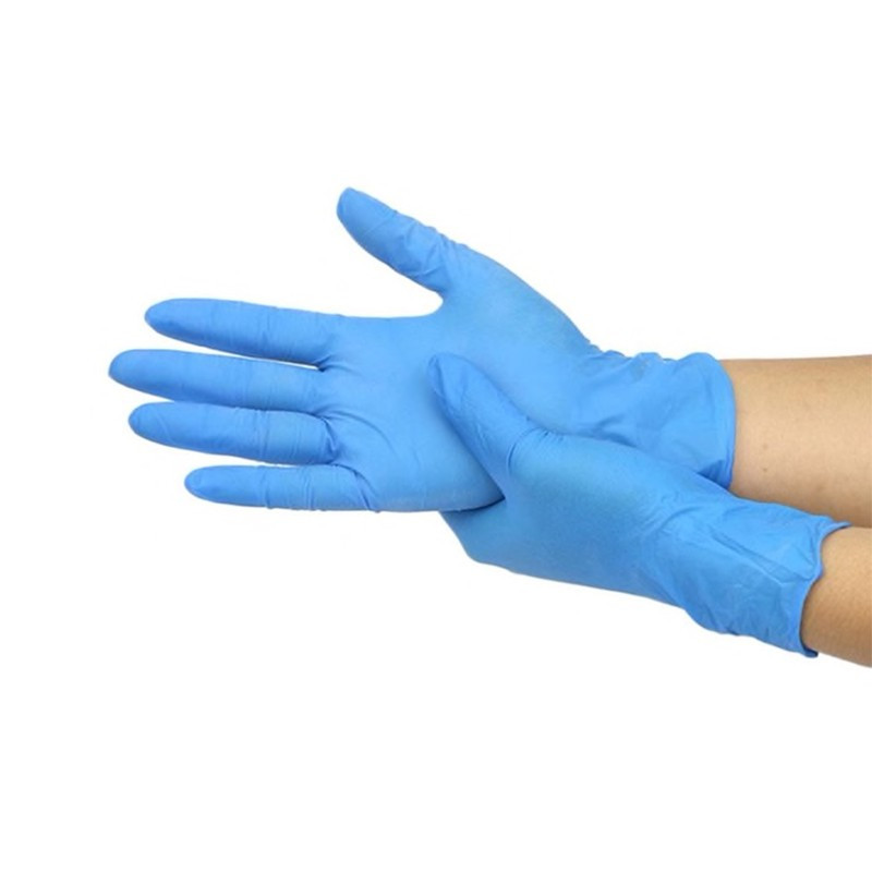 Перчатки нитриловые NITRIMAX (синие) - фото 2 - id-p84252993