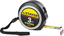 STAYER GRAND 3м / 16мм профессиональная рулетка с двухсторонней шкалой.