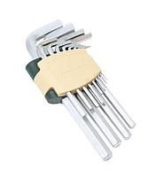 RF-5116 ROCKFORCE Набор ключей Г-образных 6-гранных 11 предметов(1.5, 2, 2.5, 3, 4, 5, 6, 7, 8, 10, 12мм)в