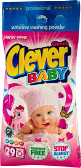 Порошок для стирки детского белья Clever Baby 2.2 кг, фото 1