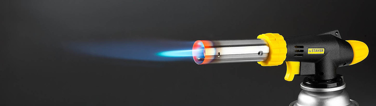 Газовая горелка на баллон Proterm, STAYER, 1300°C, пьезоподжиг (55580) - фото 3 - id-p84277524