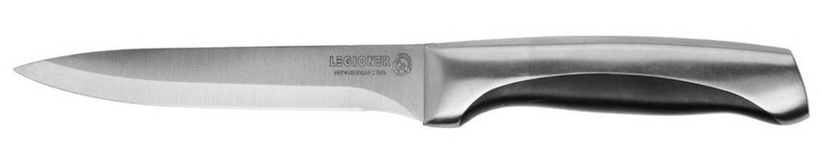 Нож универсальный FERRATA, LEGIONER, 130 мм, рукоятка с металлическими вставками, нержавеющее лезвие (47947), фото 2