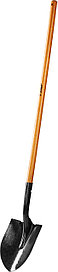 Лопата штыковая Профи-10, ЗУБР, 290x210x1500 мм, деревянный черенок, серия "Профессионал" (4-39529_z01)