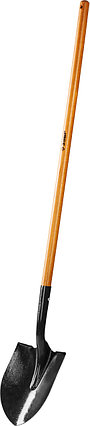 Лопата штыковая Профи-10, ЗУБР, 290x210x1500 мм, деревянный черенок, серия "Профессионал" (4-39529_z01), фото 2