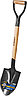 Лопата автомобильная БЕРКУТ, ЗУБР, 228x173x800 мм, деревянный черенок, металлическая рукоятка (4-39506_z02), фото 2