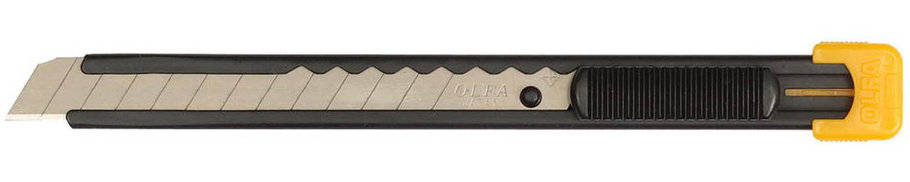 Нож с выдвижным лезвием OLFA 9 мм (OL-S), фото 2