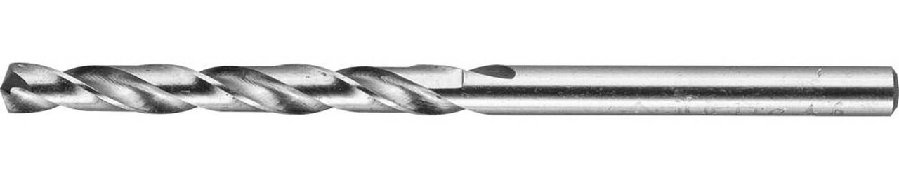 Сверло по металлу ЗУБР Ø 4.3 x 80 мм, класс А, Р6М5 (4-29625-080-4.3)
