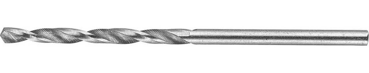 Сверло по металлу ЗУБР Ø 2.3 x 53 мм, класс А, Р6М5 (4-29625-053-2.3)