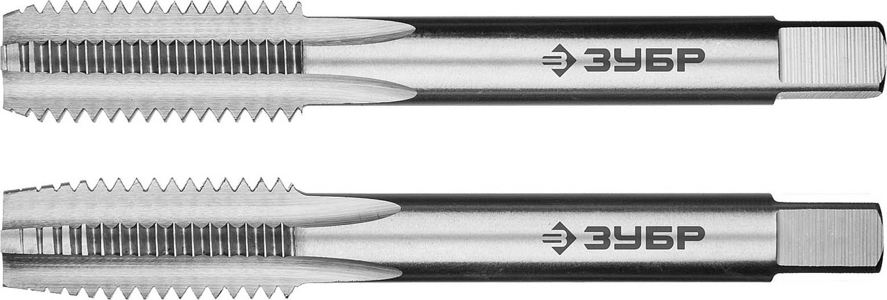 Комплект метчиков, ЗУБР, М12 x 1.75 мм, Р6М5, машинно-ручные, серия "Профессионал" (4-28007-12-1.75-H2_z01 )