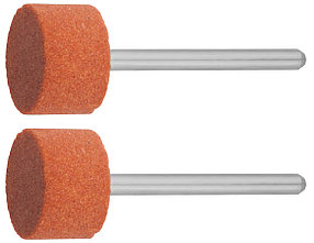 Круг абразивный шлифовальный ЗУБР P120 15.0 x 10.0 х 3.2 мм, L 45 мм, 2 шт., на шпильке (35910)