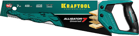 Ножовка универсальная Alligator 7, KRAFTOOL, 7 TPI, 400 мм (15004-40_z01), фото 2