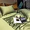 Комплект постельного белья двуспальный из сатина с принтом геометрических квадратов, фото 8
